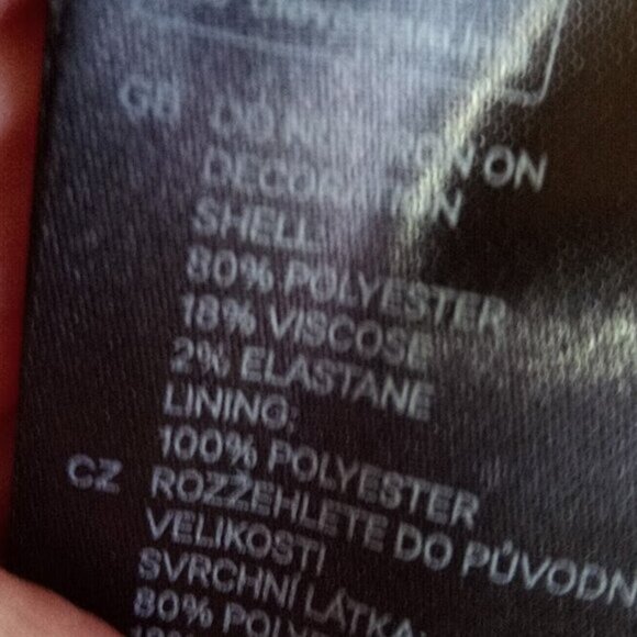 Short Black Trench coat Size 12 - Picture 7 of 7